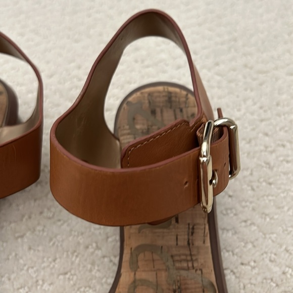 Sam Edelman Brown Sandals with Silver Buckle - Picture 6 of 14